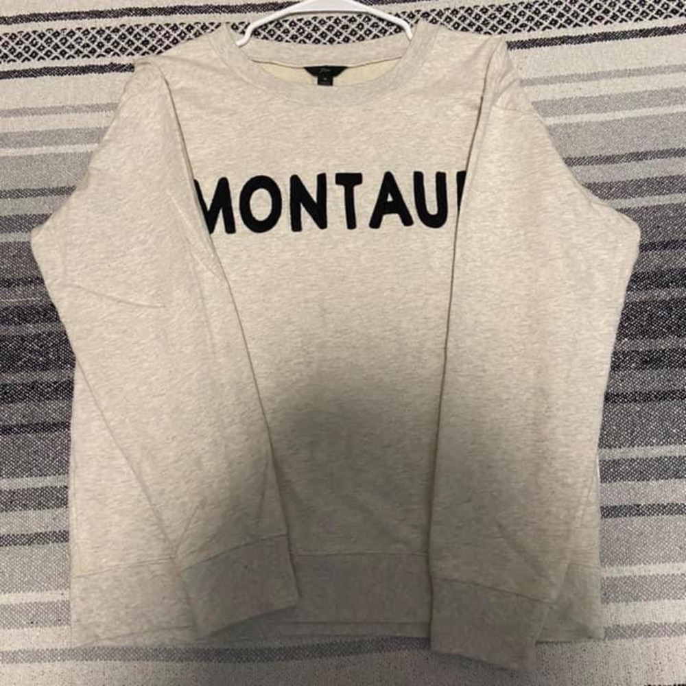 J. Crew crewneck sweater, beige